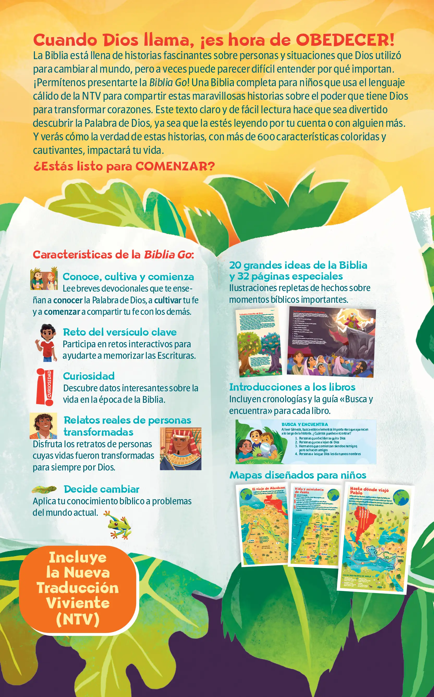 Biblia GO para ni?os NTV 6 Biblia GO para ni?os NTV