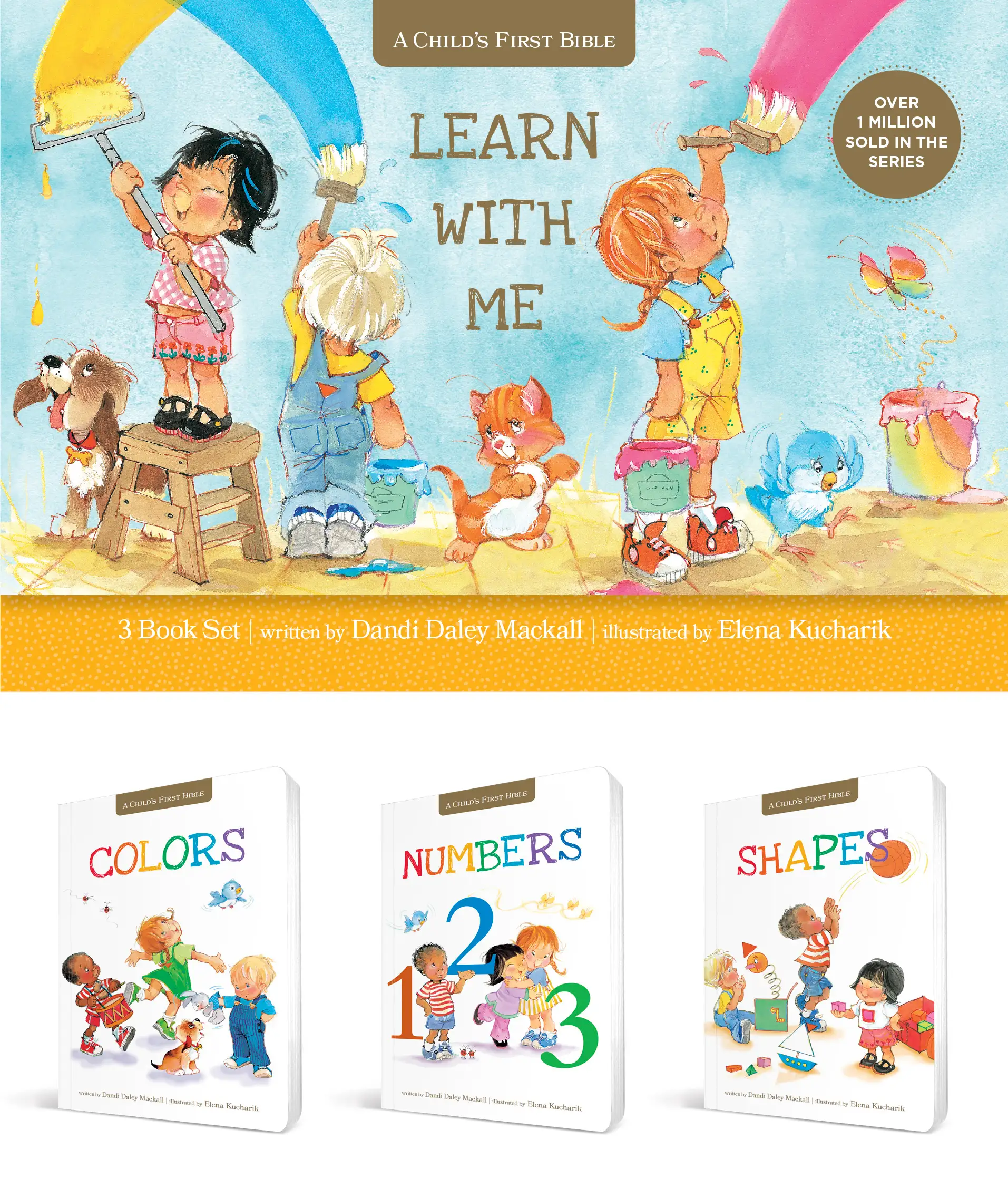 A Childâs First Bible Learn with Me Set with Carrying Case 