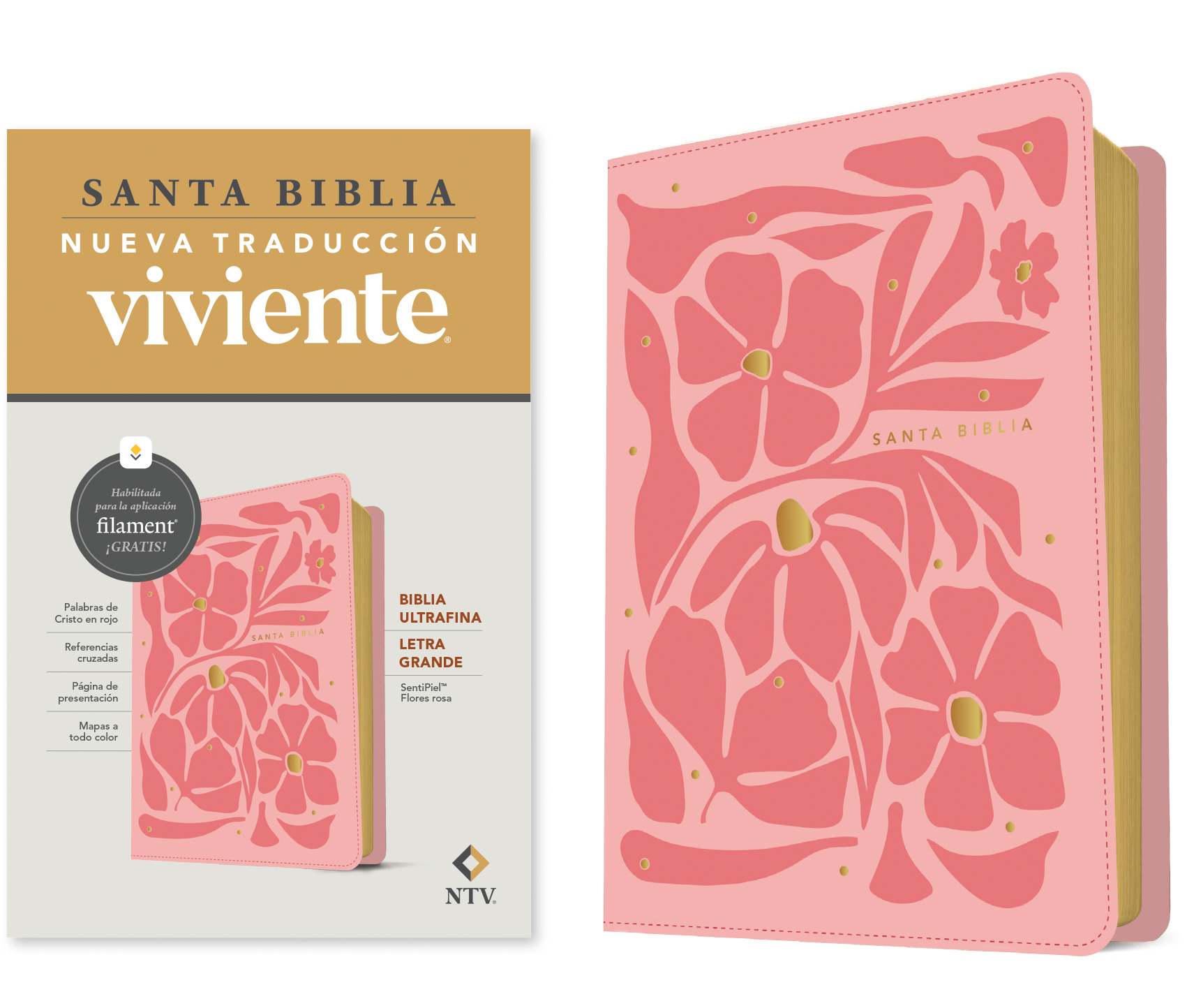 Biblia ultrafina NTV, letra grande con Filament 2 Biblia ultrafina NTV, letra grande con Filament