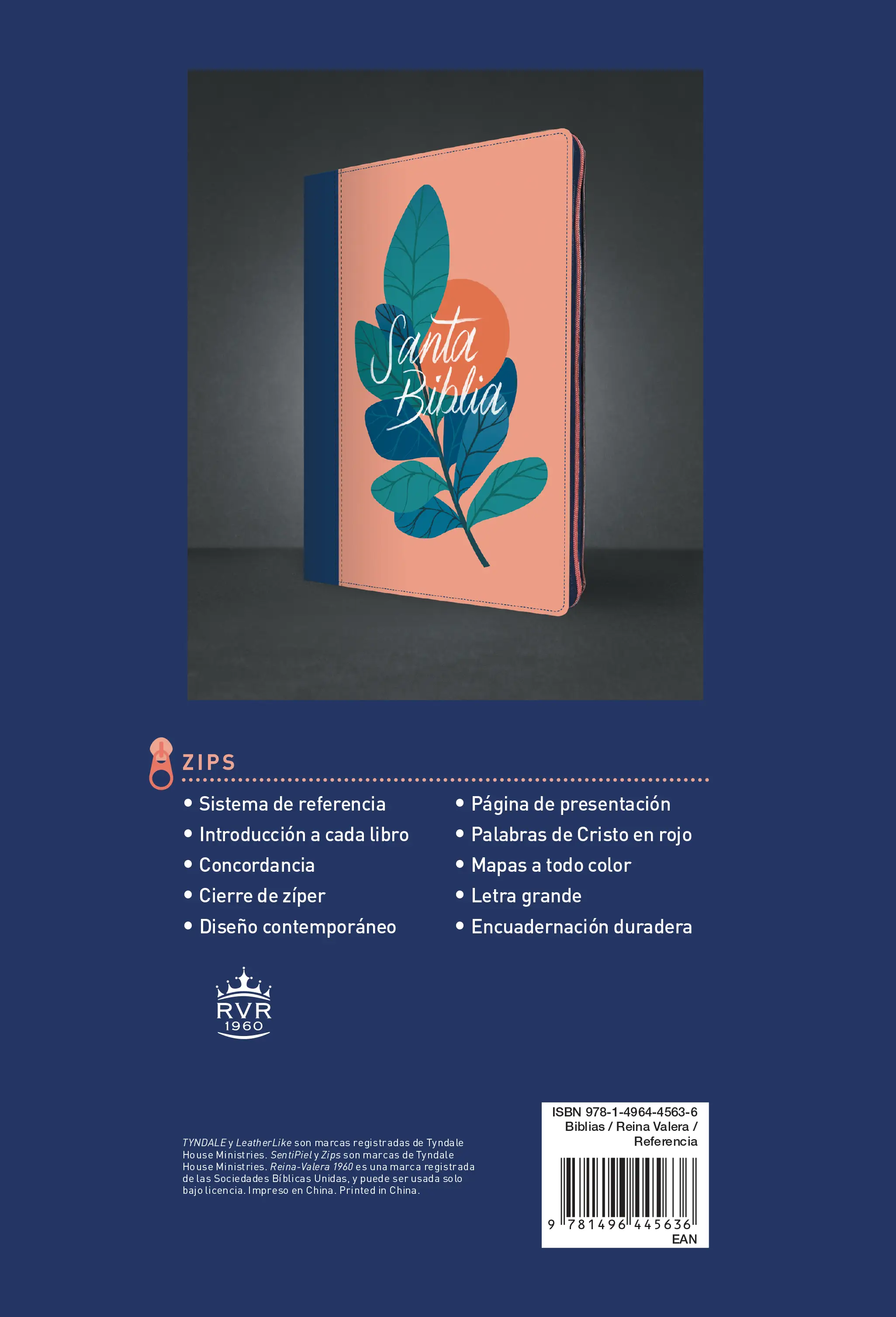 Santa Biblia RVR60, Edición zÃper con referencias, letra grande 3 Santa Biblia RVR60, Edición zÃper con referencias, letra grande