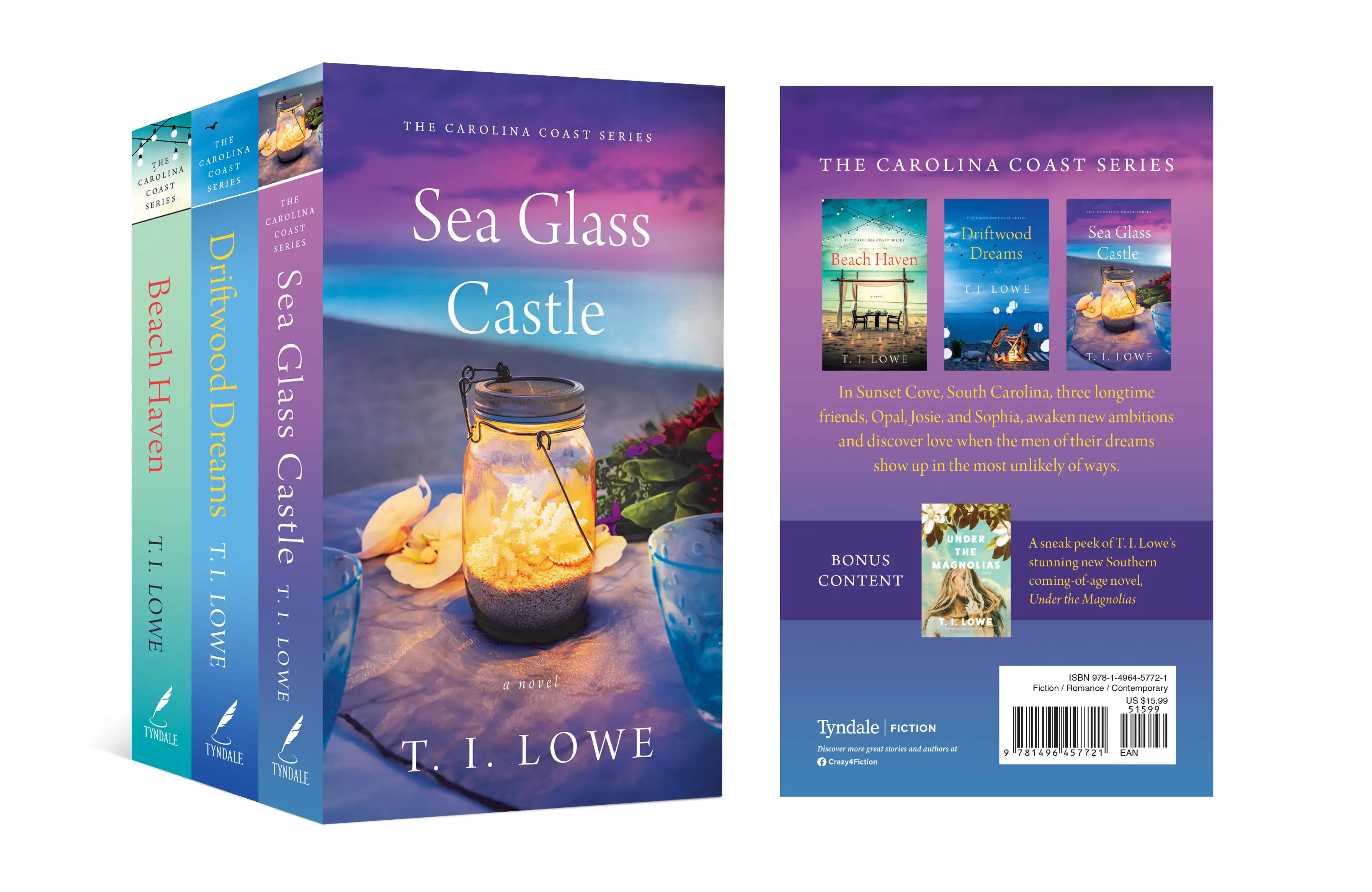 The Carolina Coast Collection: Beach Haven / Driftwood Dreams / Sea Glass Castle / Sampler of Under the Magnolias 