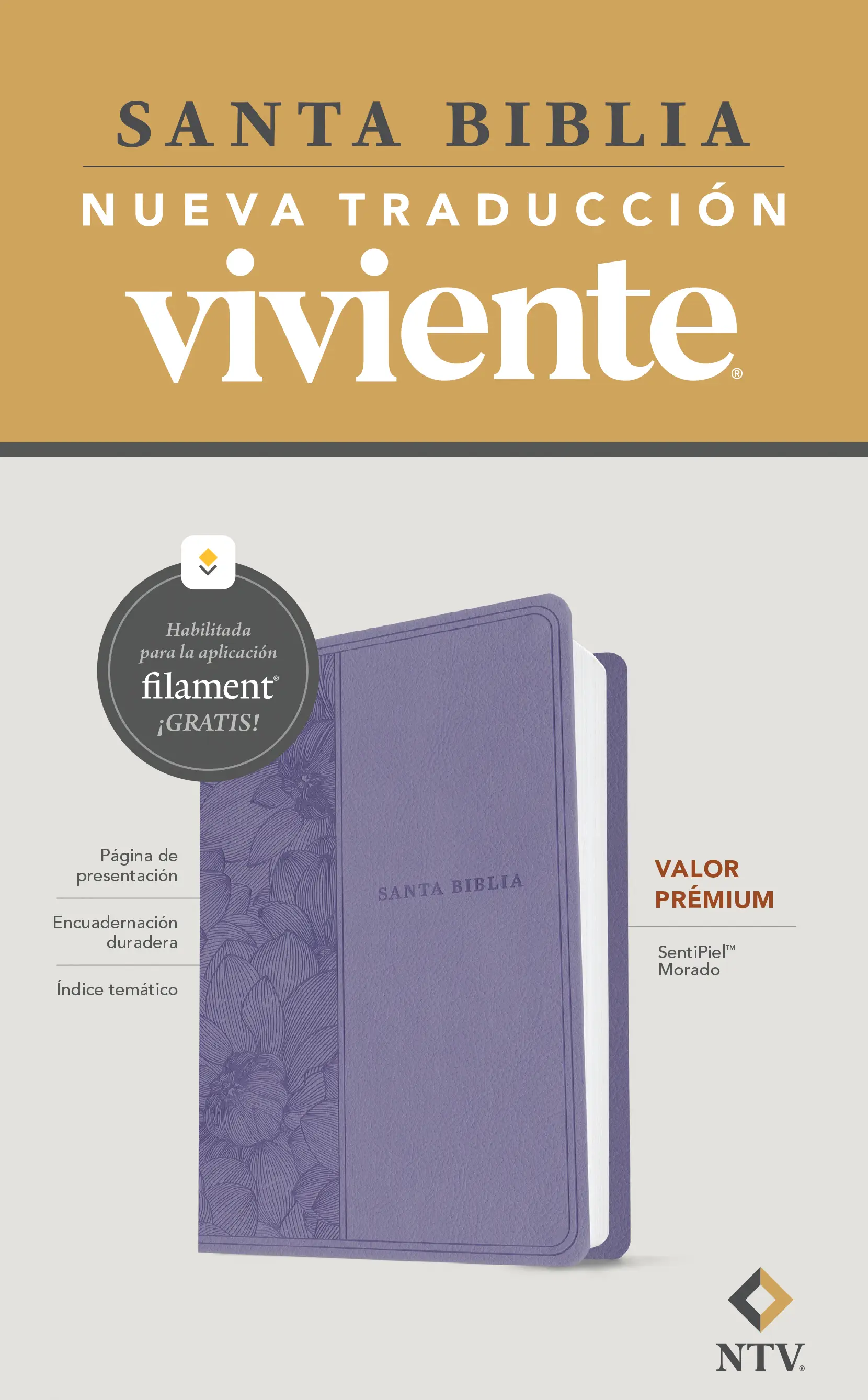 Biblia valor prÃ©mium NTV con Filament 