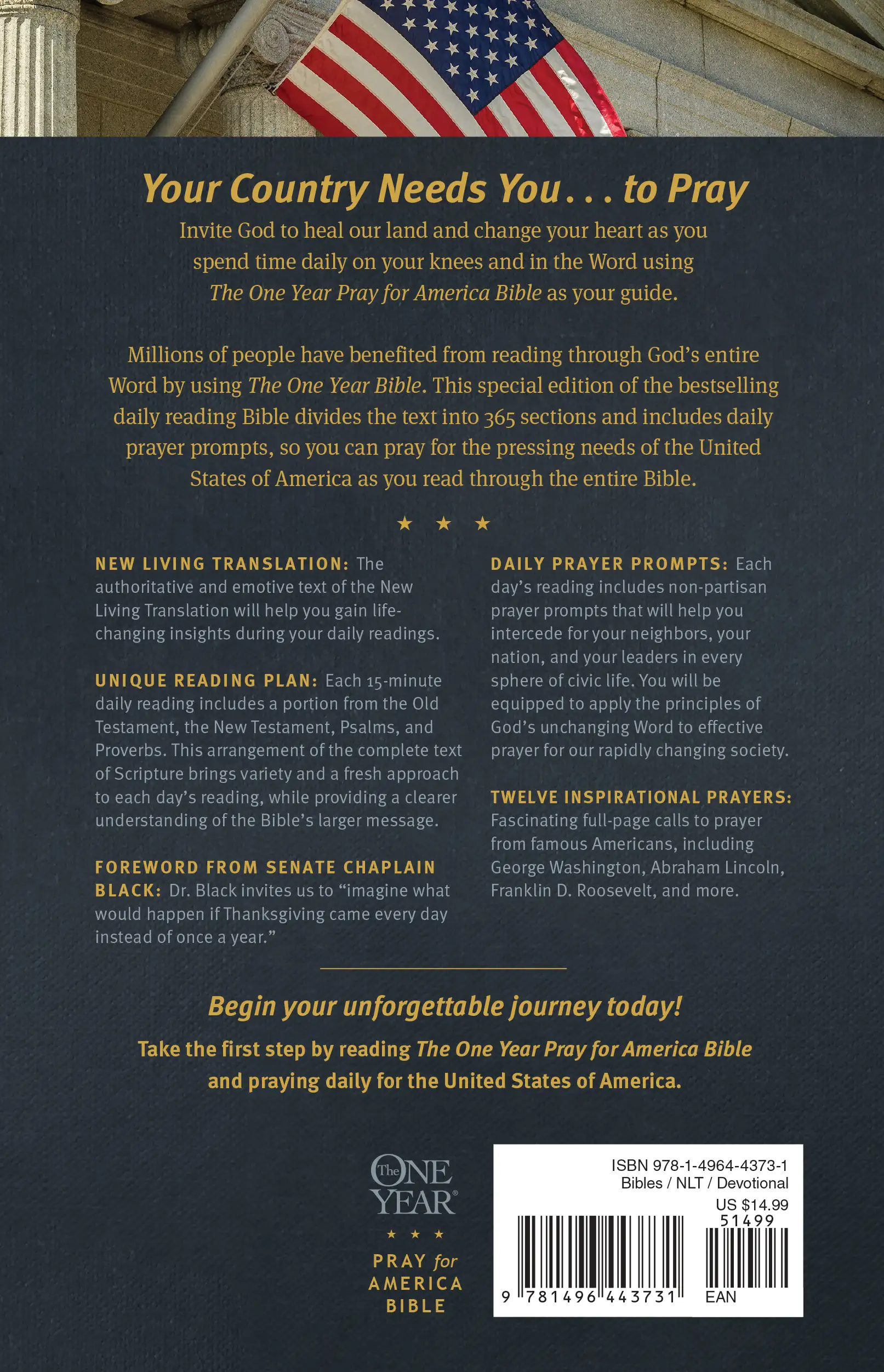 The One Year Pray for America Bible NLT 3 The One Year Pray for America Bible NLT