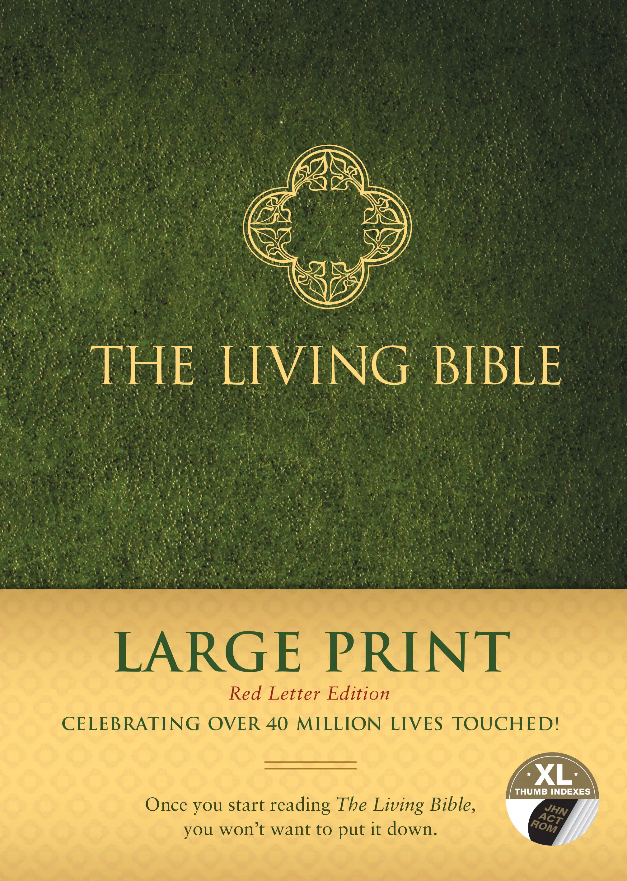 The Living Bible Large Print Red Letter Edition 