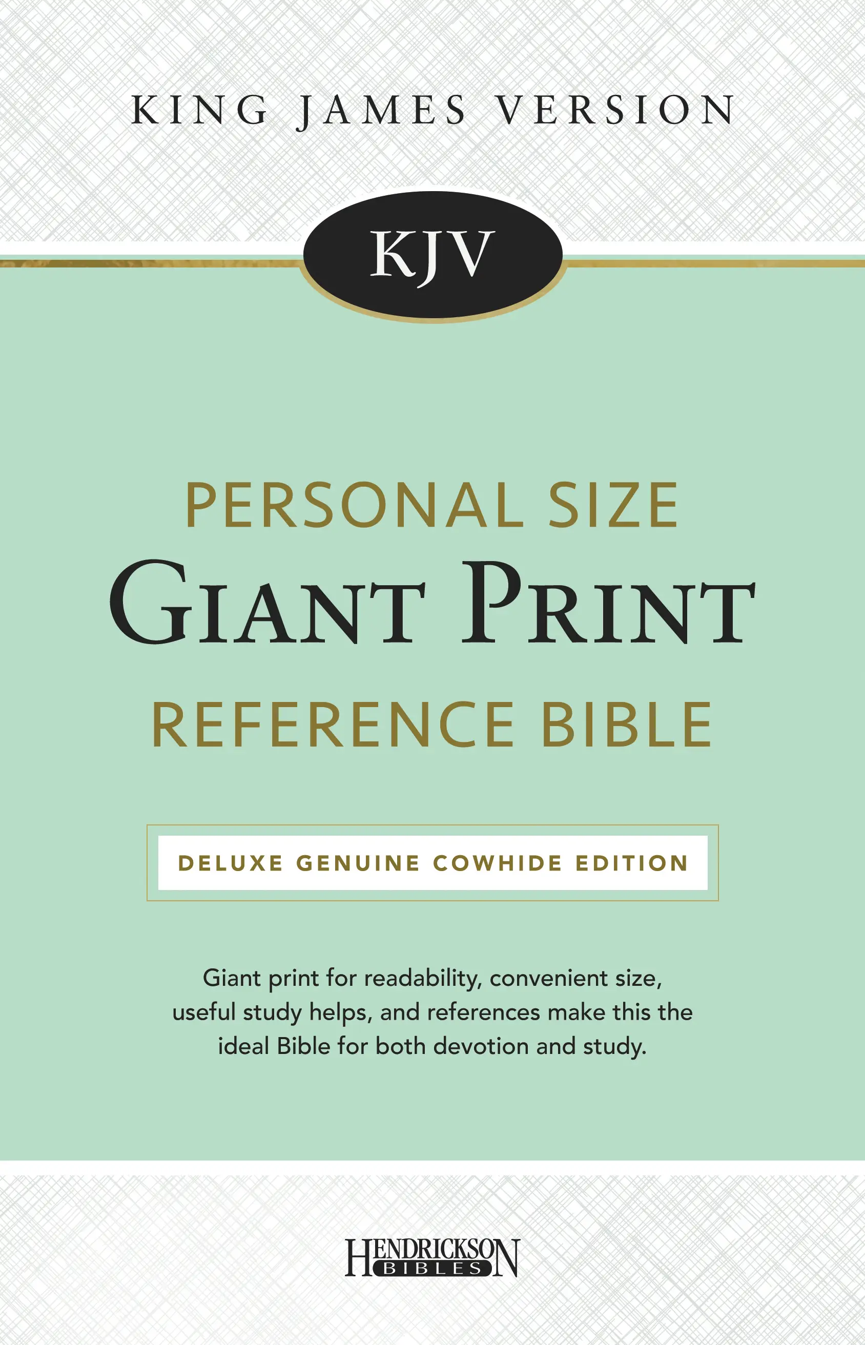 KJV Personal Size Giant Print Reference Bible 
