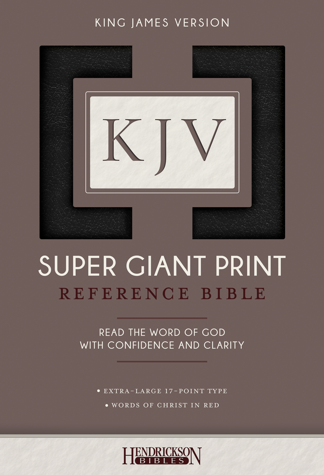 KJV Super Giant Print Reference Bible 