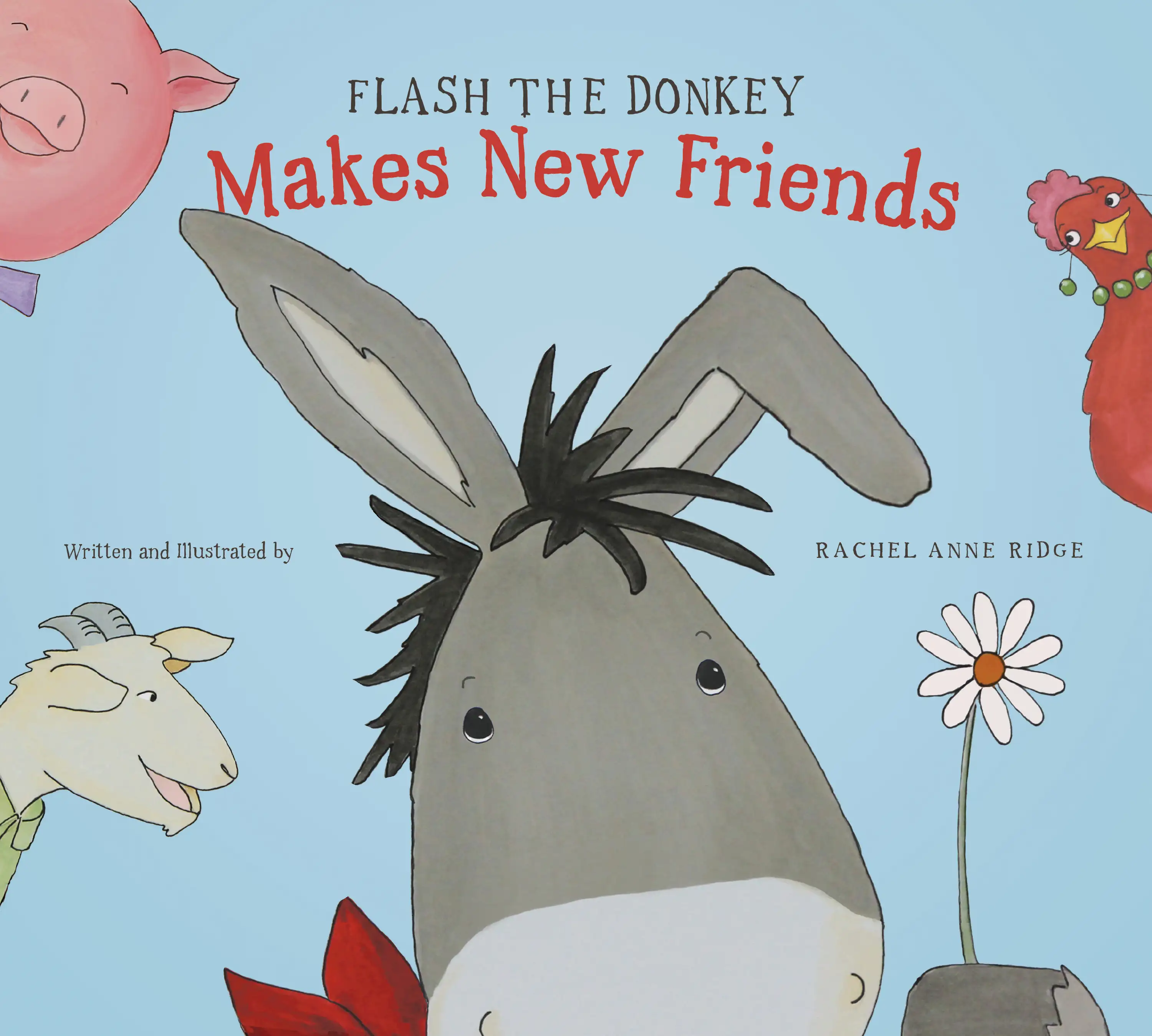 Flash the Donkey Makes New Friends 
