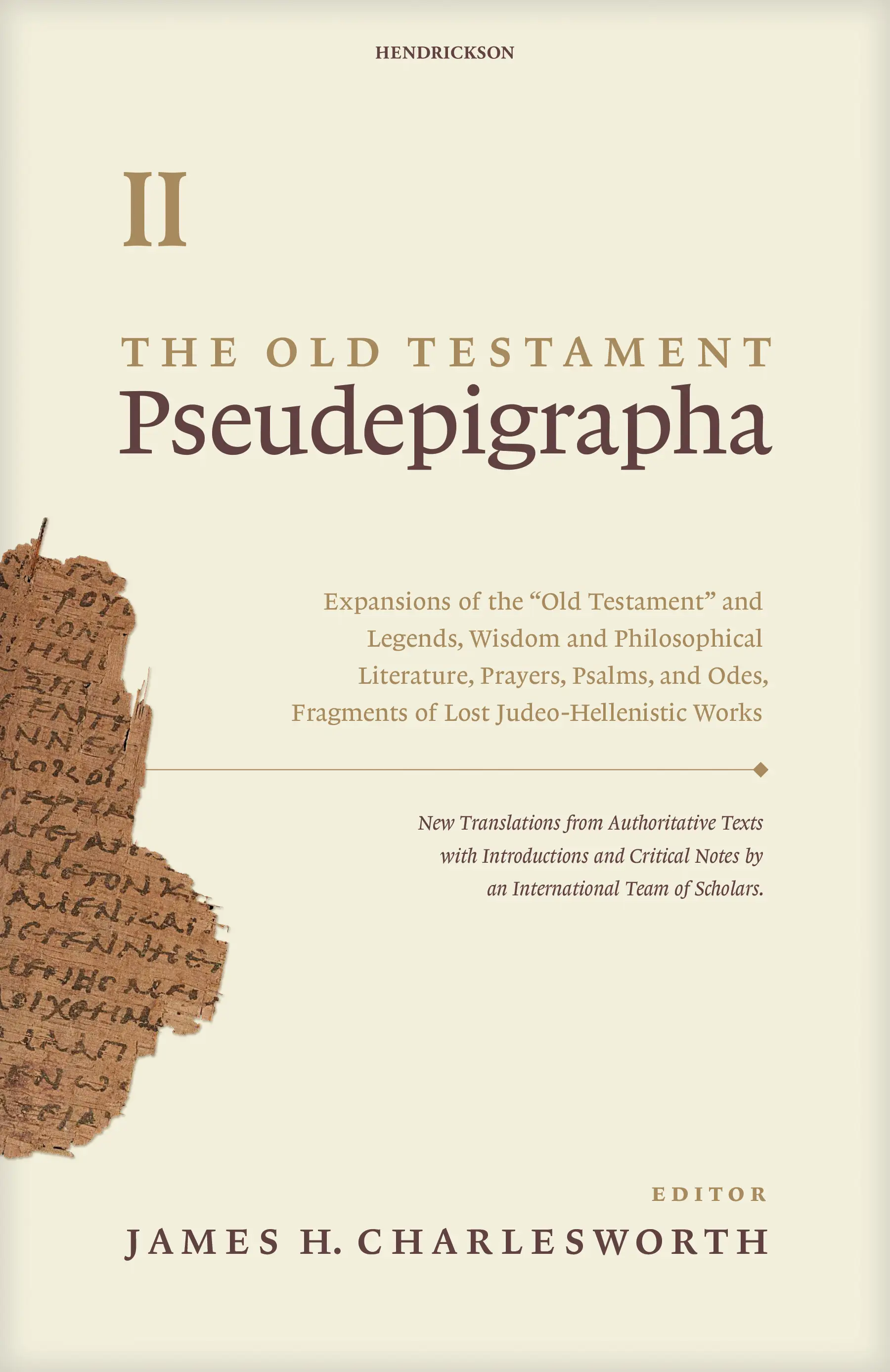 The Old Testament Pseudepigrapha, Volume 2 