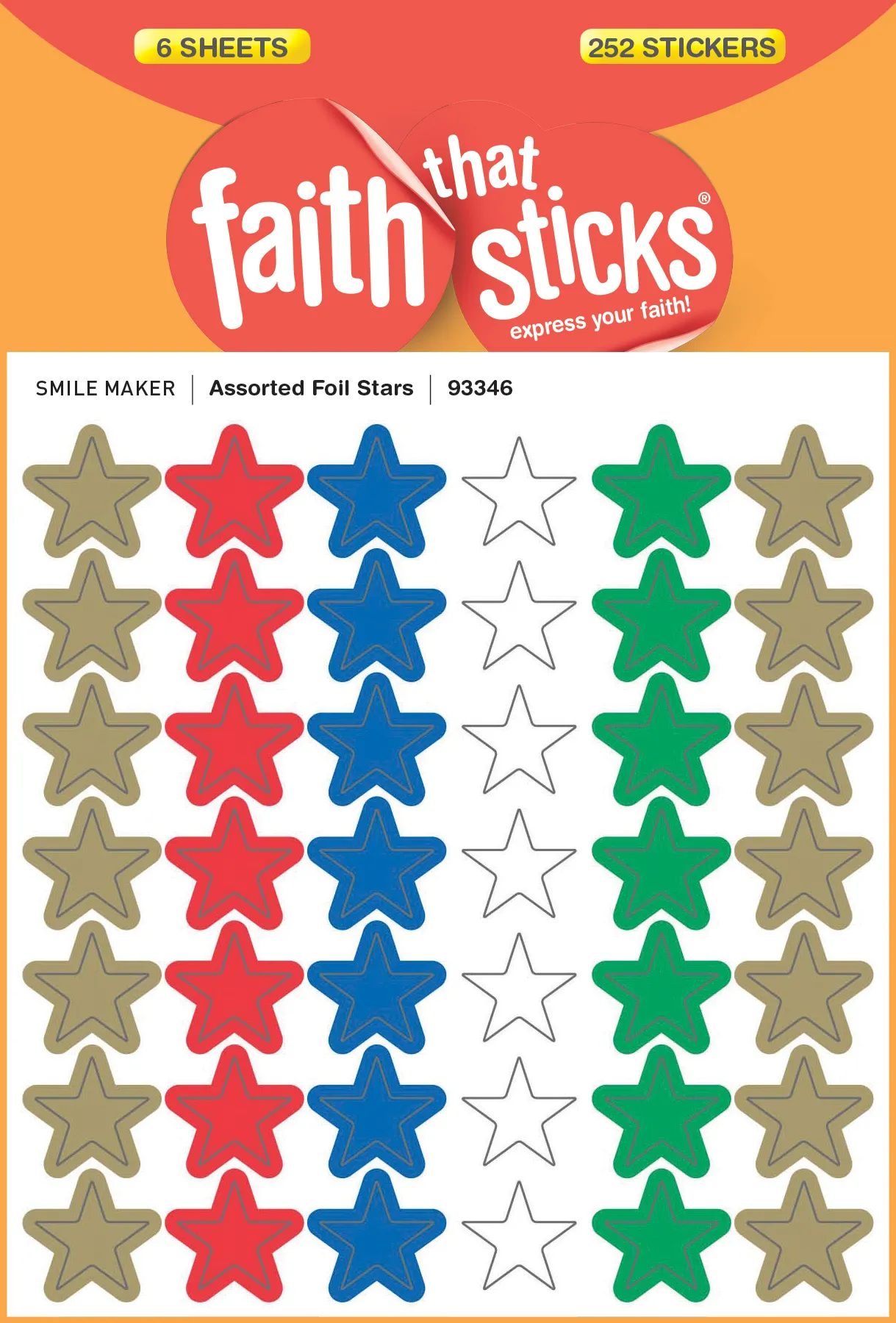 Assorted Foil Stars 