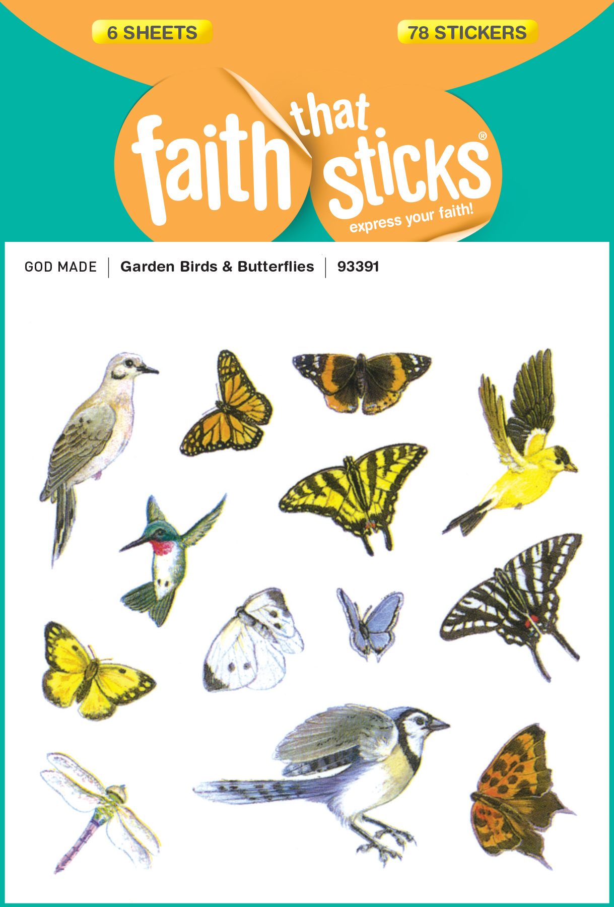 Garden Birds and Butterflies 