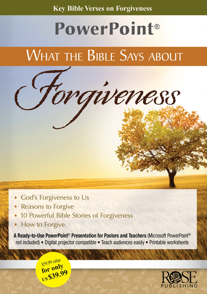 What the Bible Says about Forgiveness PowerPoint 
