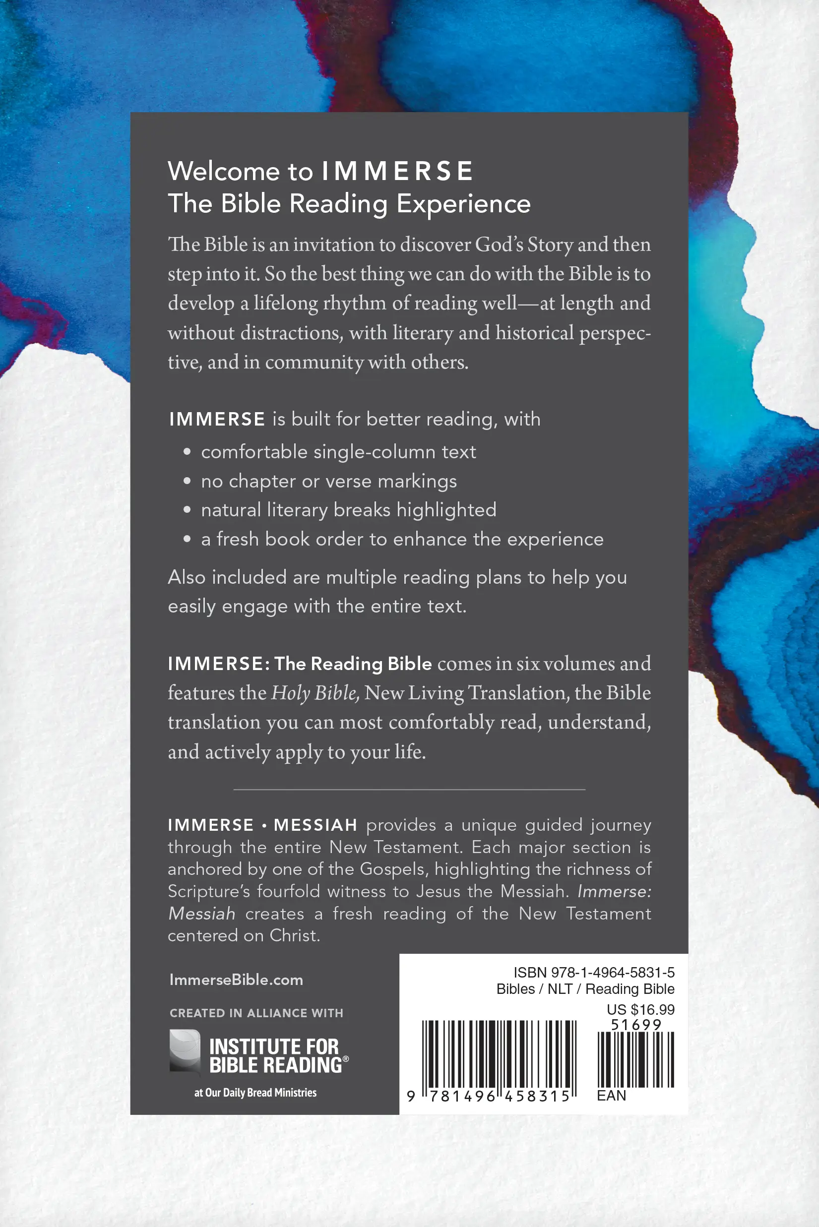 Immerse Messiah Tyndale