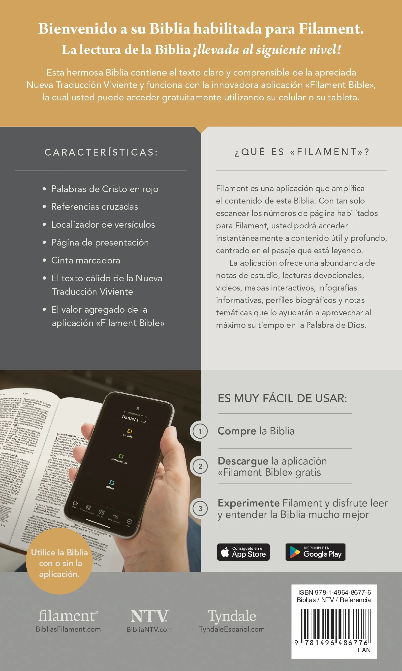 Biblia ultrafina NTV, con Filament 6 Biblia ultrafina NTV, con Filament
