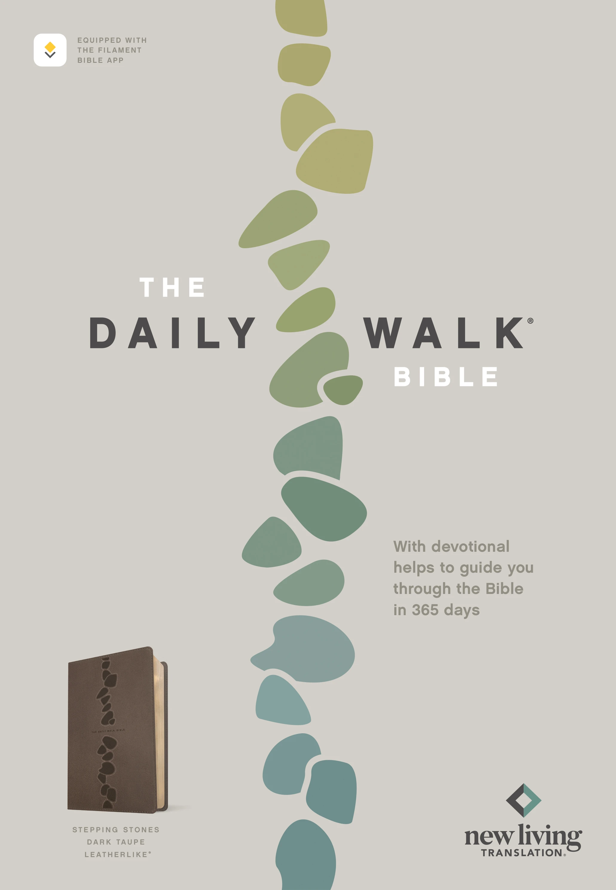 The Daily Walk Bible NLT, Filament Enabled 