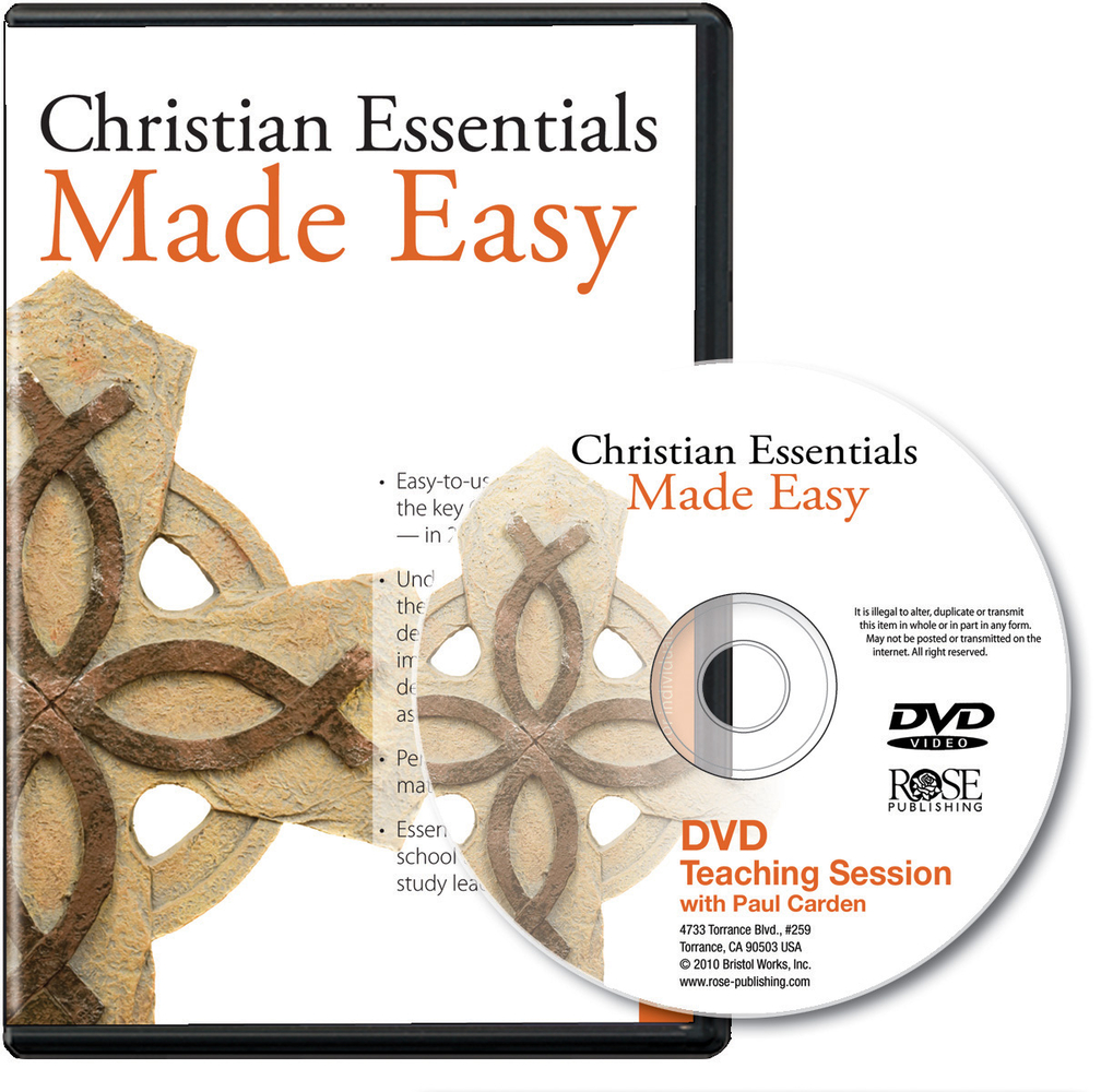 Christian Essentials Made Easy: Key Christian Beliefs in 20 Minutes DVD Bible Study 