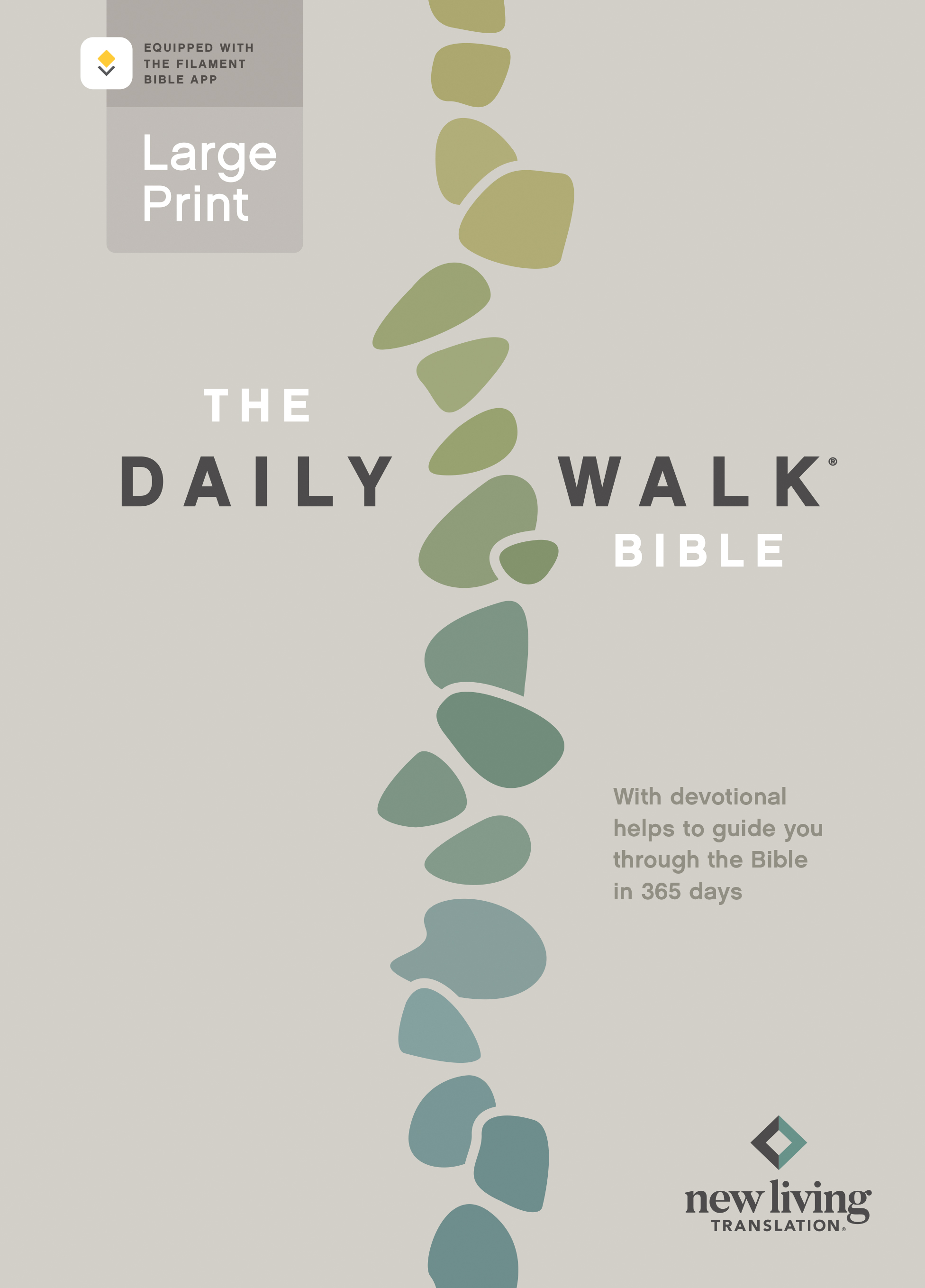 The Daily Walk Bible Large Print NLT, Filament Enabled 