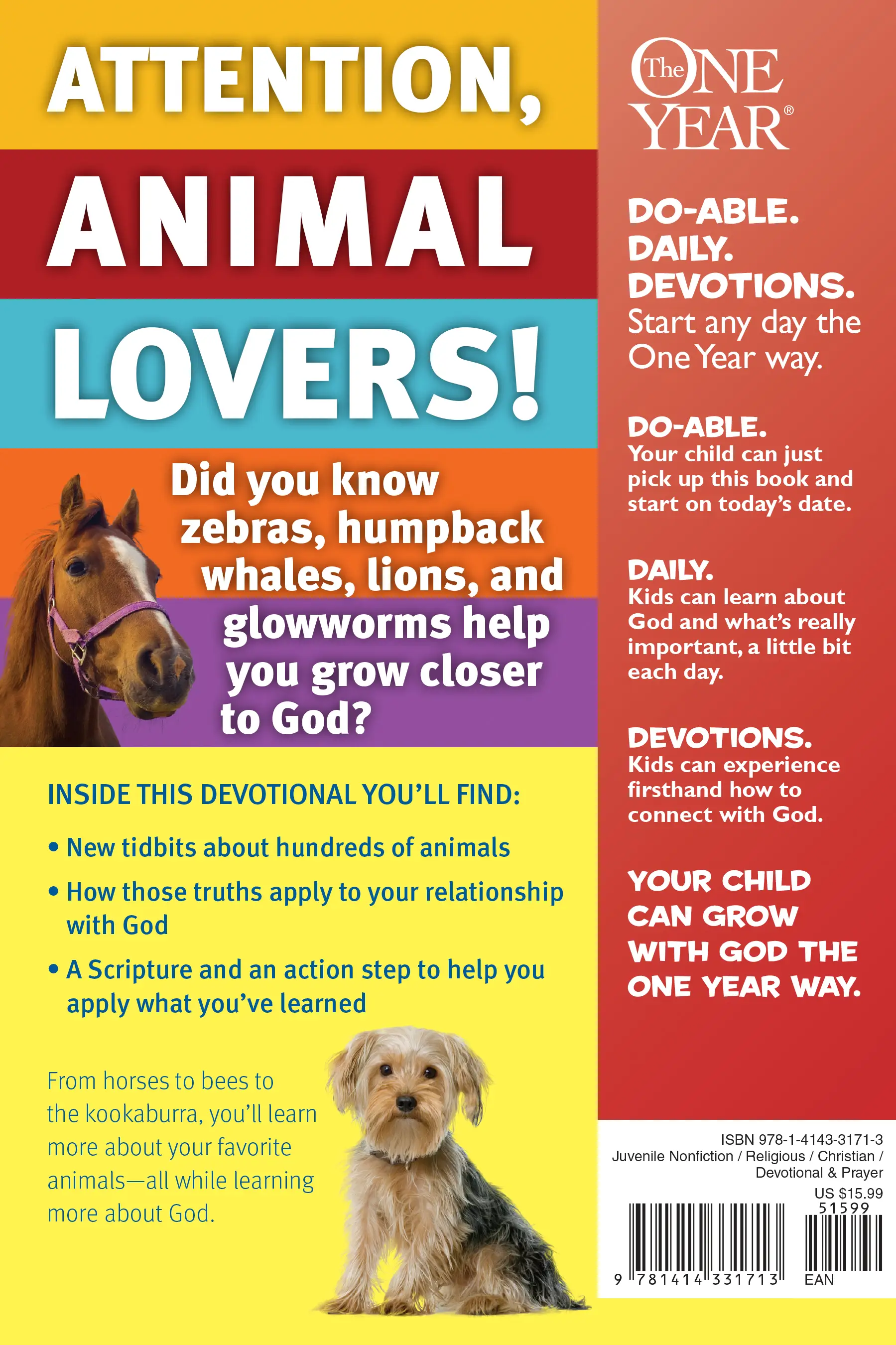 The One Year Devos for Animal Lovers 2 The One Year Devos for Animal Lovers