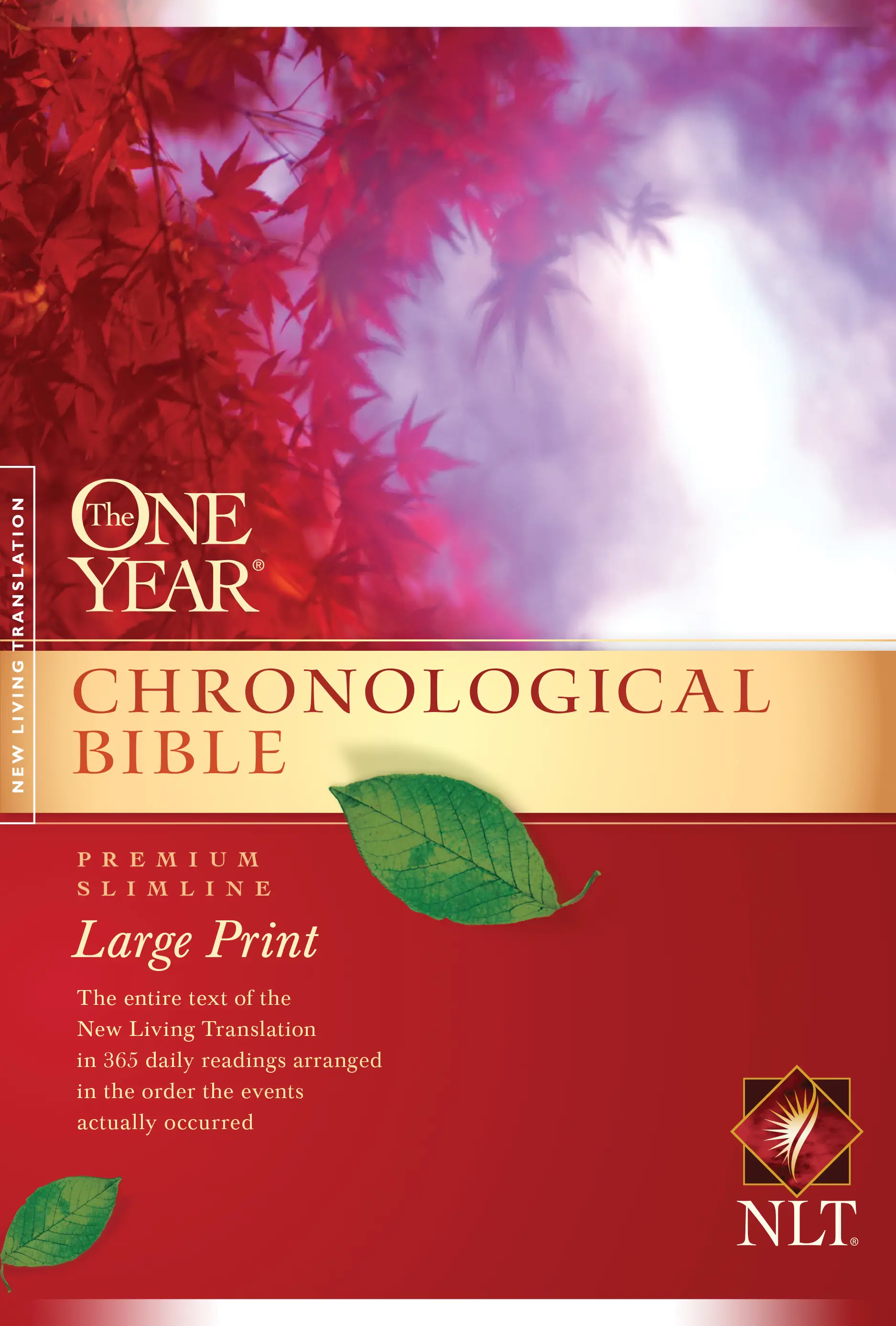 The One Year Chronological Bible NLT, Premium Slimline Large Print 