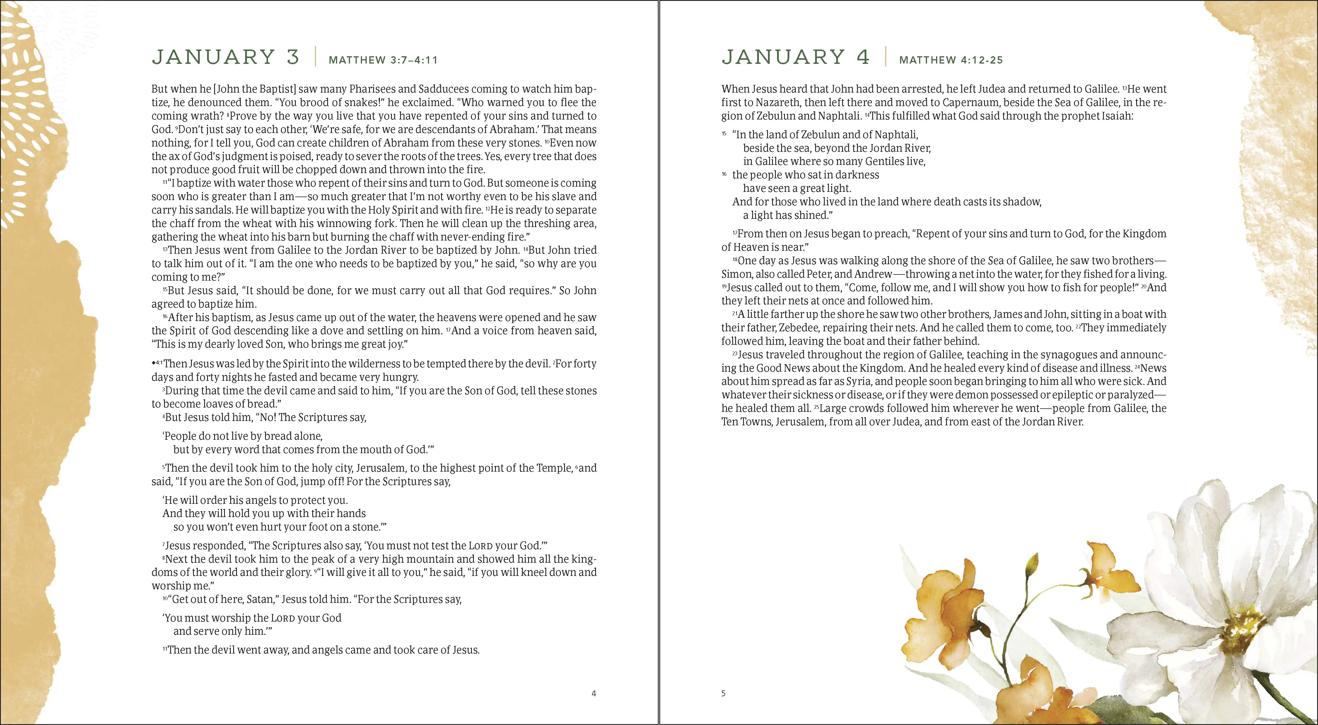 The One Year Bible New Testament: NLT 4 The One Year Bible New Testament: NLT