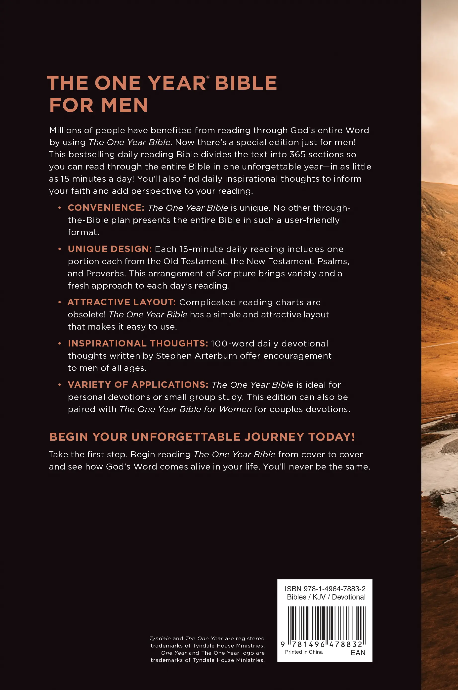 The One Year Bible for Men, KJV 3 The One Year Bible for Men, KJV