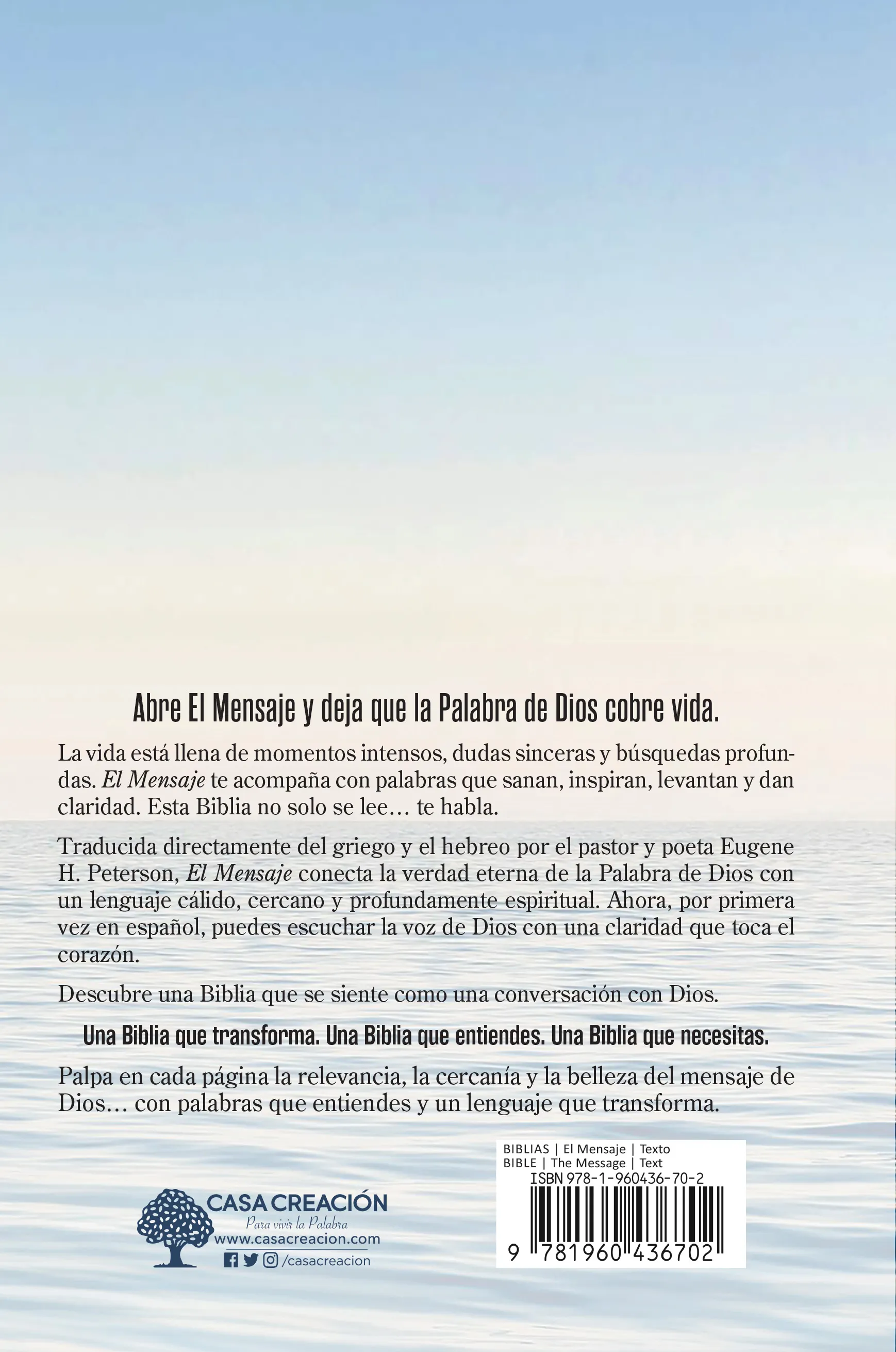 Biblia El Mensaje 3 Biblia El Mensaje